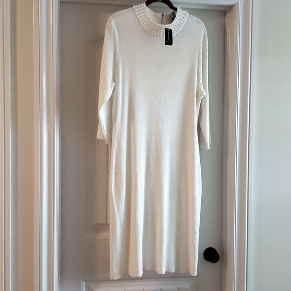 Ashley Stewart Dresses & Skirts - Ashley Stewart Pearl Midi Sweater Dress